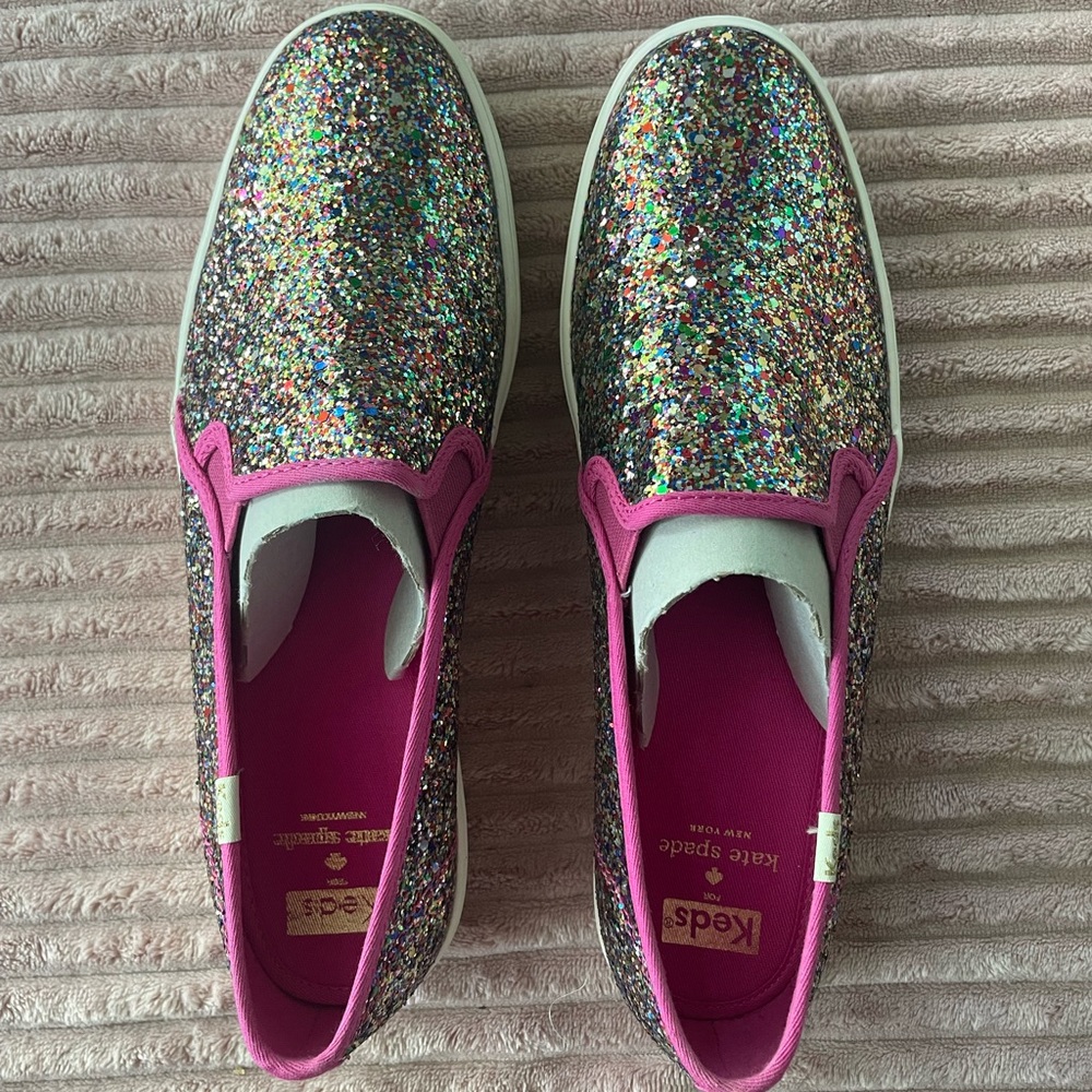 Kate Spade x Keds Decker Too Glitter Sneakers